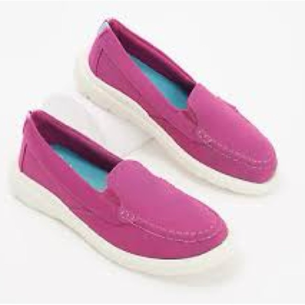 Sperry recycled upper captain’s Moc slip on shoes festival fuchsia size‎ 9.5